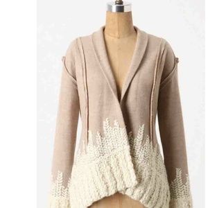 Anthropologie Tabitha Rising Snowdrop Cardigan, XS
